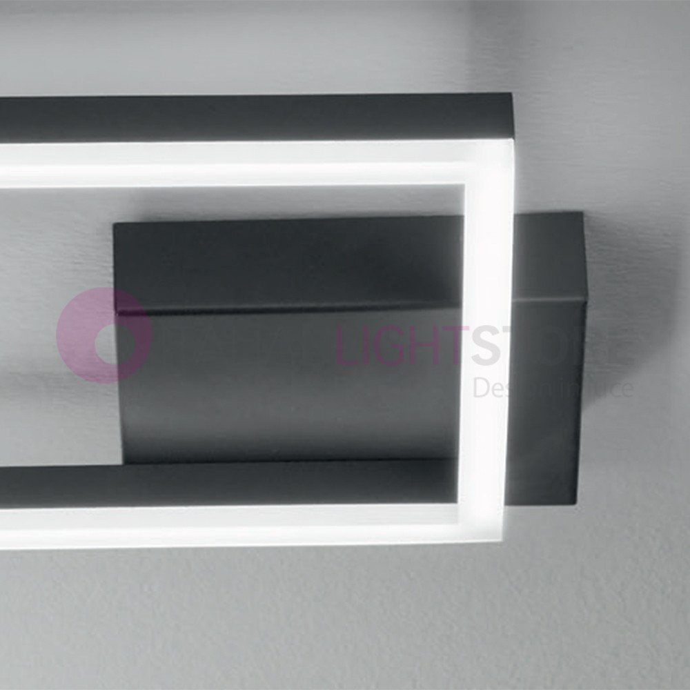 Bard Plafoniera Moderna Quadrato Led Dimmerabile Fabas