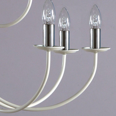 ATELIER Suspension avec 12 lumières Lustre Design Moderne