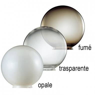 ORIONE BIANCO S25 Lámpara de pared para exteriores Garden Sfera Globo d.25