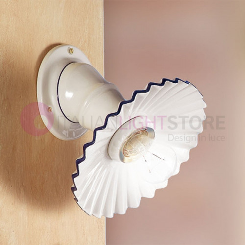 Mur lampe Spot Projecteur Céramique Rustique Pays - Ceramiche Borso