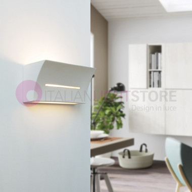 CARLOTTA Modern Wall Lamp in Decorable Paintable Plaster