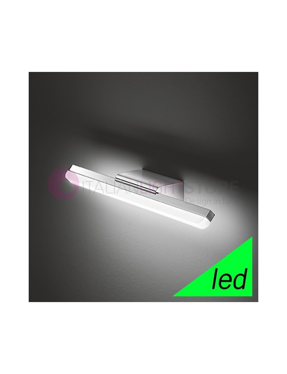 ARTEX Lampada a Parete L. 40 a LED per Specchi Quadri | Perenz 6328CL