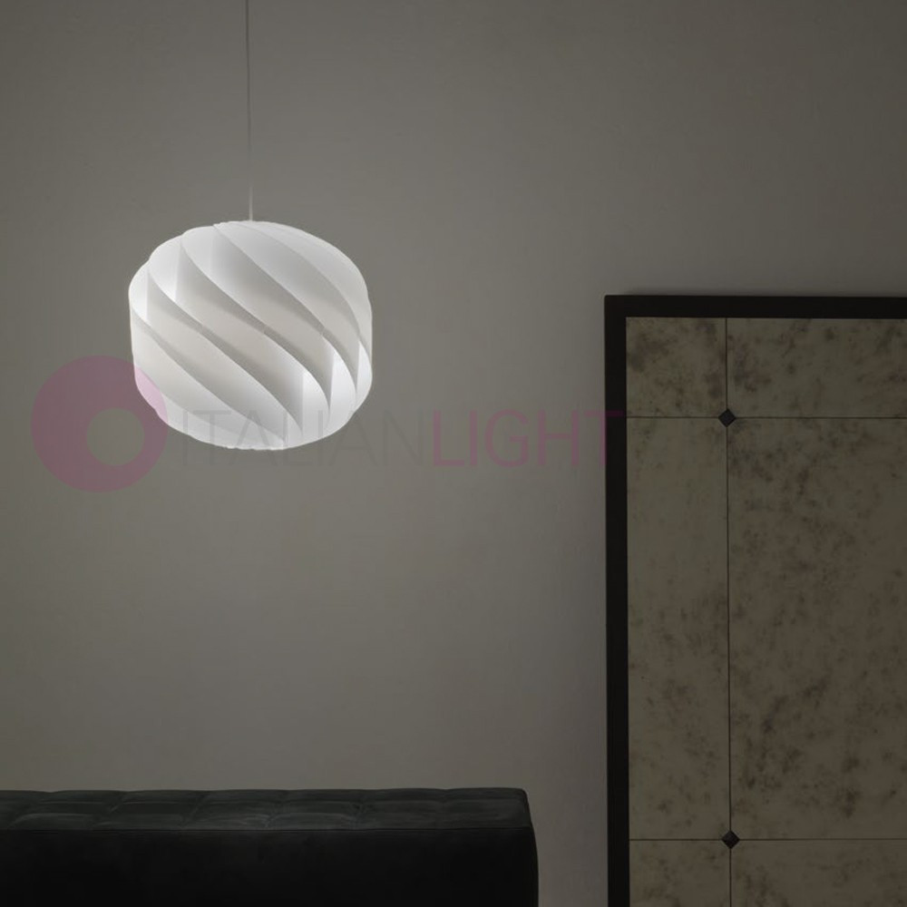 GLOBE Kunststoff Pendelleuchte d.25 Design Moderno - Linea Zero