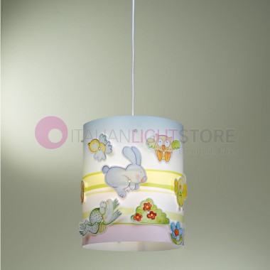 FATTORIA by Linea Zero Chandelier Suspension Children's Bedroom with Pets