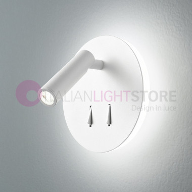 PLUG-Wandleuchten Modern in Weiß, mit LED strahler, schwenkbar, PERENZ 6702BLC