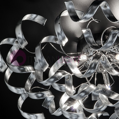 ASTRO Ceiling lamp Ceiling Modern d80 6 Lights with Curls in the Glass 206.380 Metallux