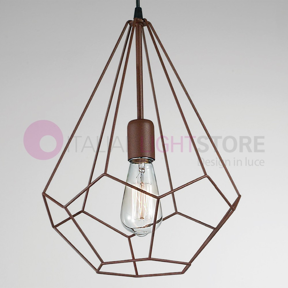 DIAMOND Suspension Cage Metal d.30 color Corten