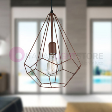 DIAMOND Suspension Cage Metal d.30 color Corten