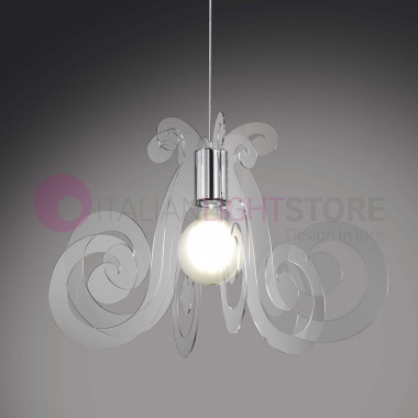 MIZAR Space Collection- Modern Design Methacrylate Pendant Lamp - Linea Zero