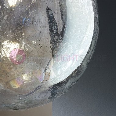 MOON Modern Blown Glass lampe de table Sfera D. 15 cm