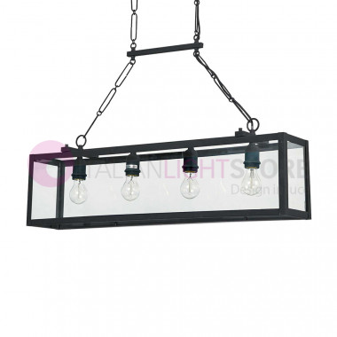 IGOR Ideal Lux art. 092942 - Pendant chandelier for kitchen - industrial style