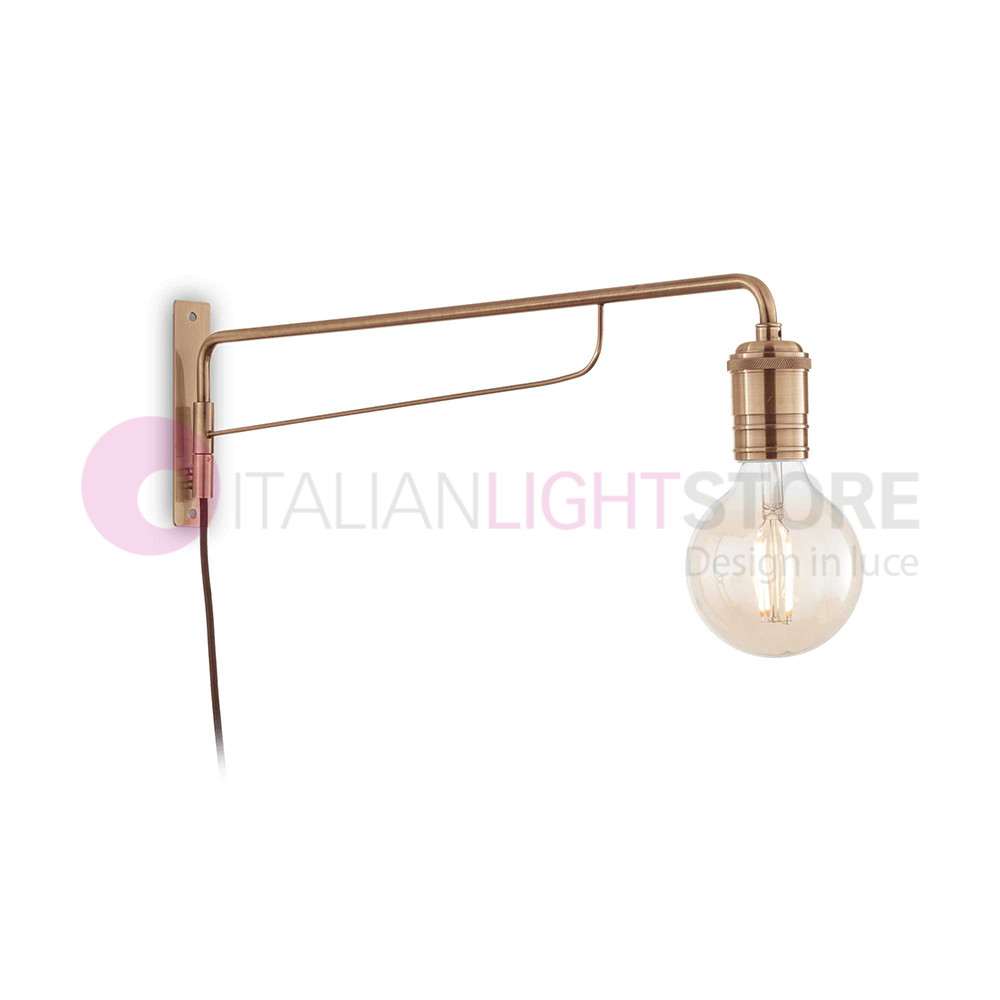 IDEAL LUX TRIUMPH lampada da parete con braccio sporgente, design industriale