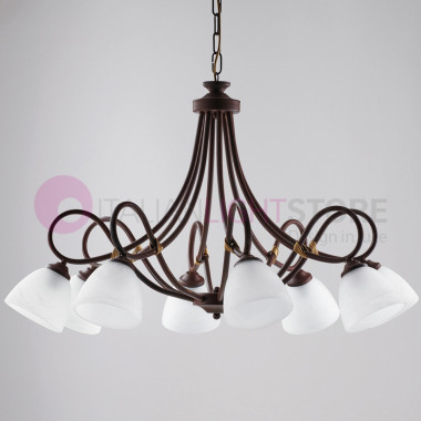 LYNDA Rustic Chandelier...