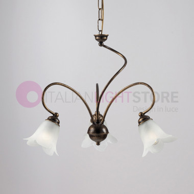 INES Rustic Chandelier with...