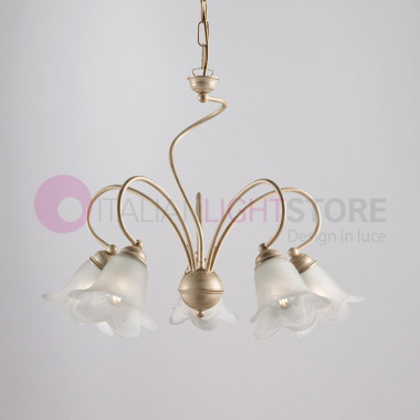 INES Rustic Chandelier with...