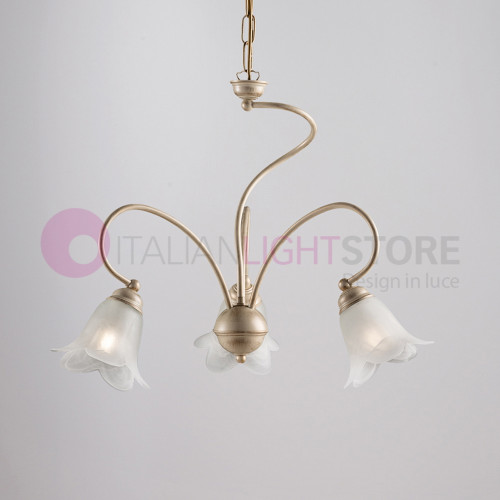 INES Rustic Chandelier with...