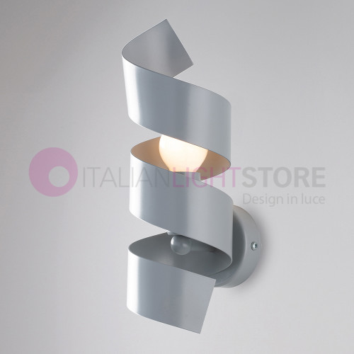 TWIST Modern Wall Lamp Grey...