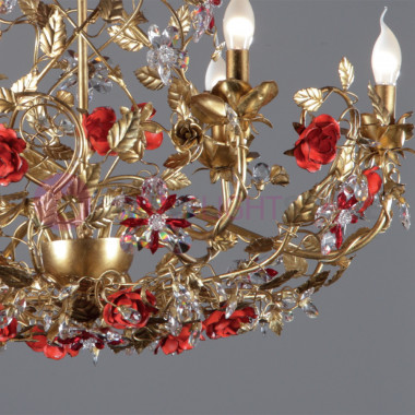 Lustre floral de style...