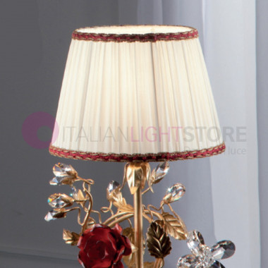 Lampe de table florale de...