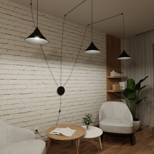 ABRAMO 3-Light Pendant Lamp...