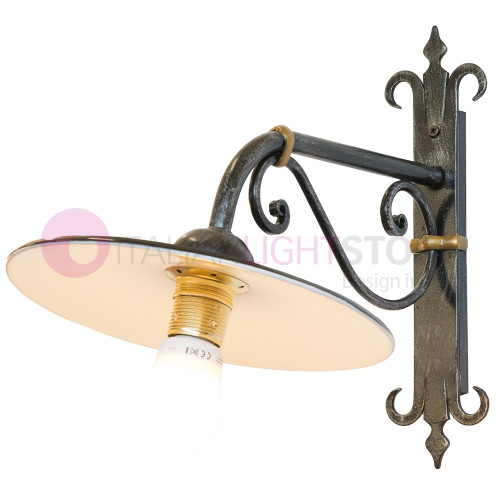 PLATE Rustic Wall Light for...