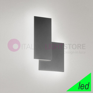 Led Wall Lamp ART. 8222GS LC Dark Grey Quantic Perenz illuminates