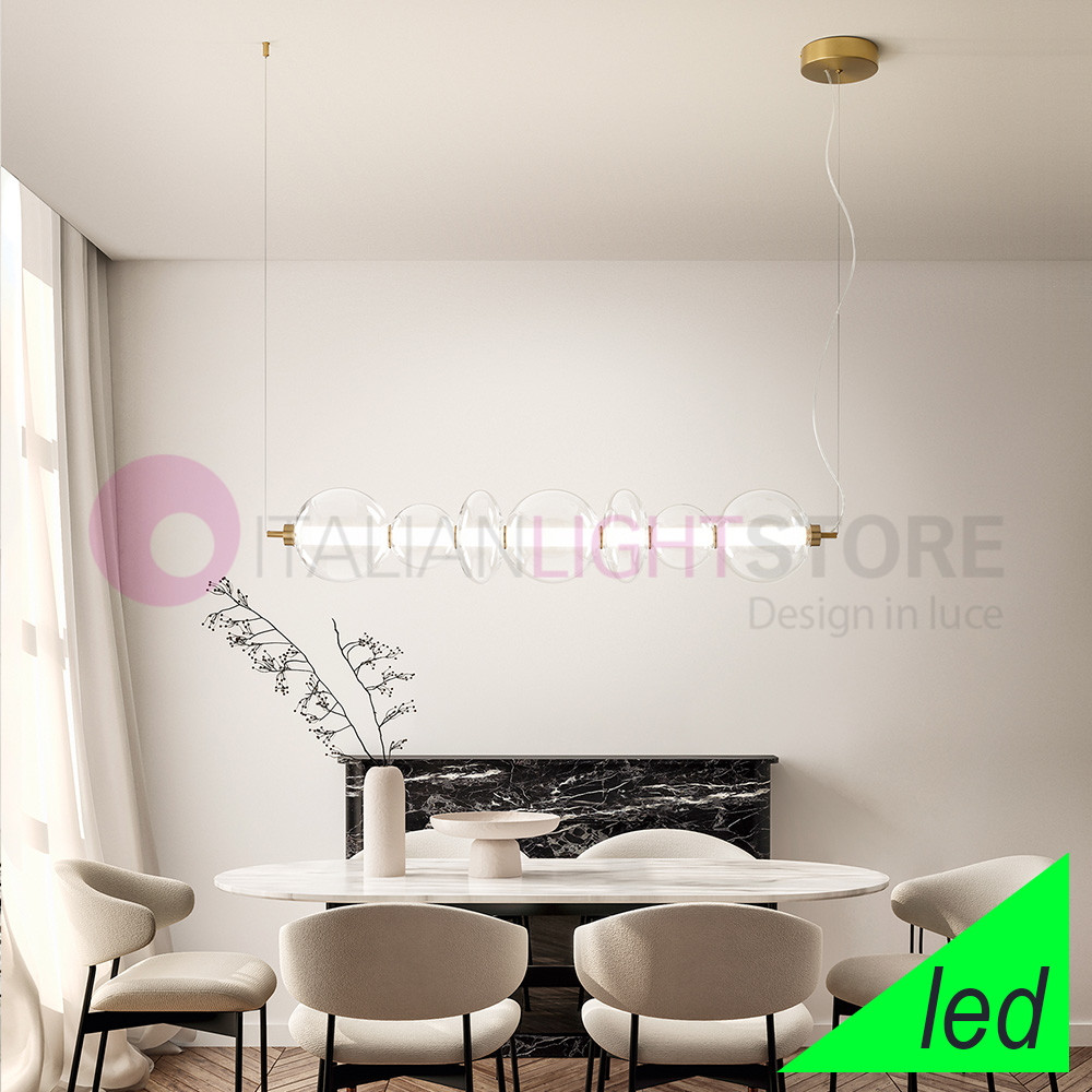 Lampadario Led a Sospensione BUBBLES ART. 8164TR LC Perenz Illumina