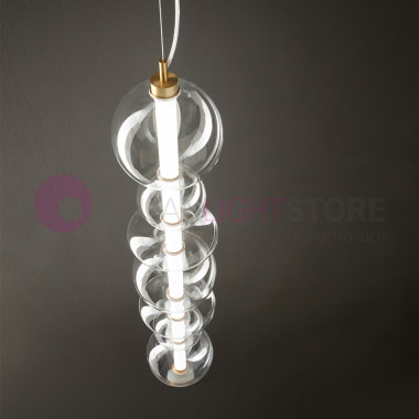 Led Pendant Chandelier BUBBLES ART. 8164TR LC Perenz Illumina