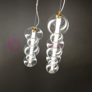 Led Pendant Chandelier BUBBLES ART. 8164TR LC Perenz Illumina