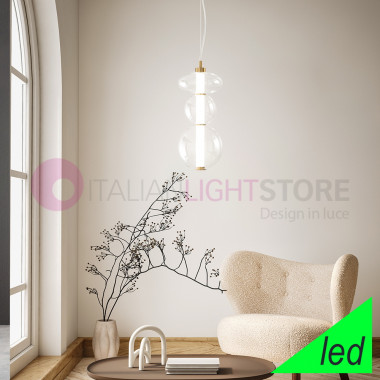 Led Pendant Chandelier BUBBLES ART. 8162TR LC Perenz Illumina